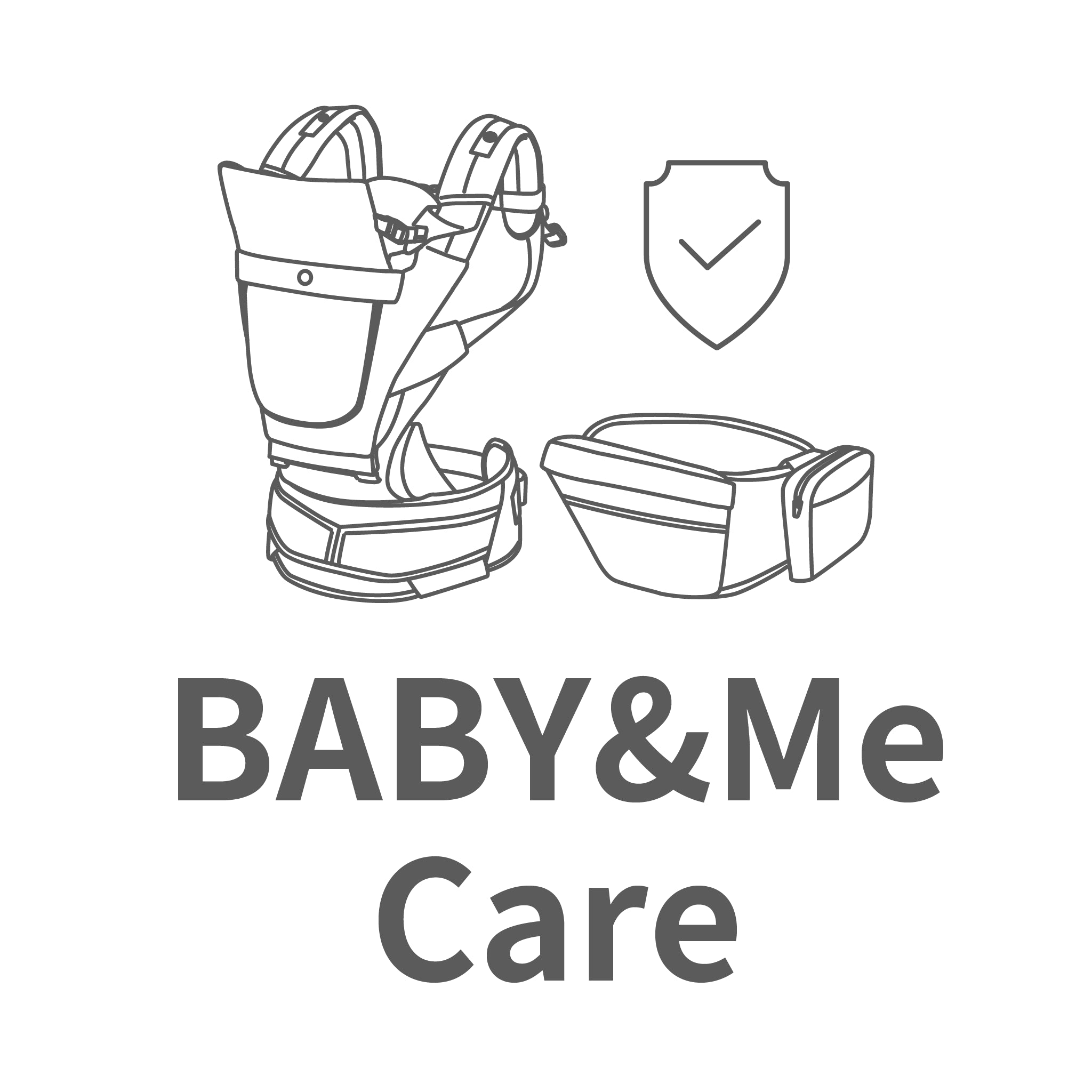 Huggoo ヒップシート 黒 取扱説明書、巾着付き Hugoo ハグー