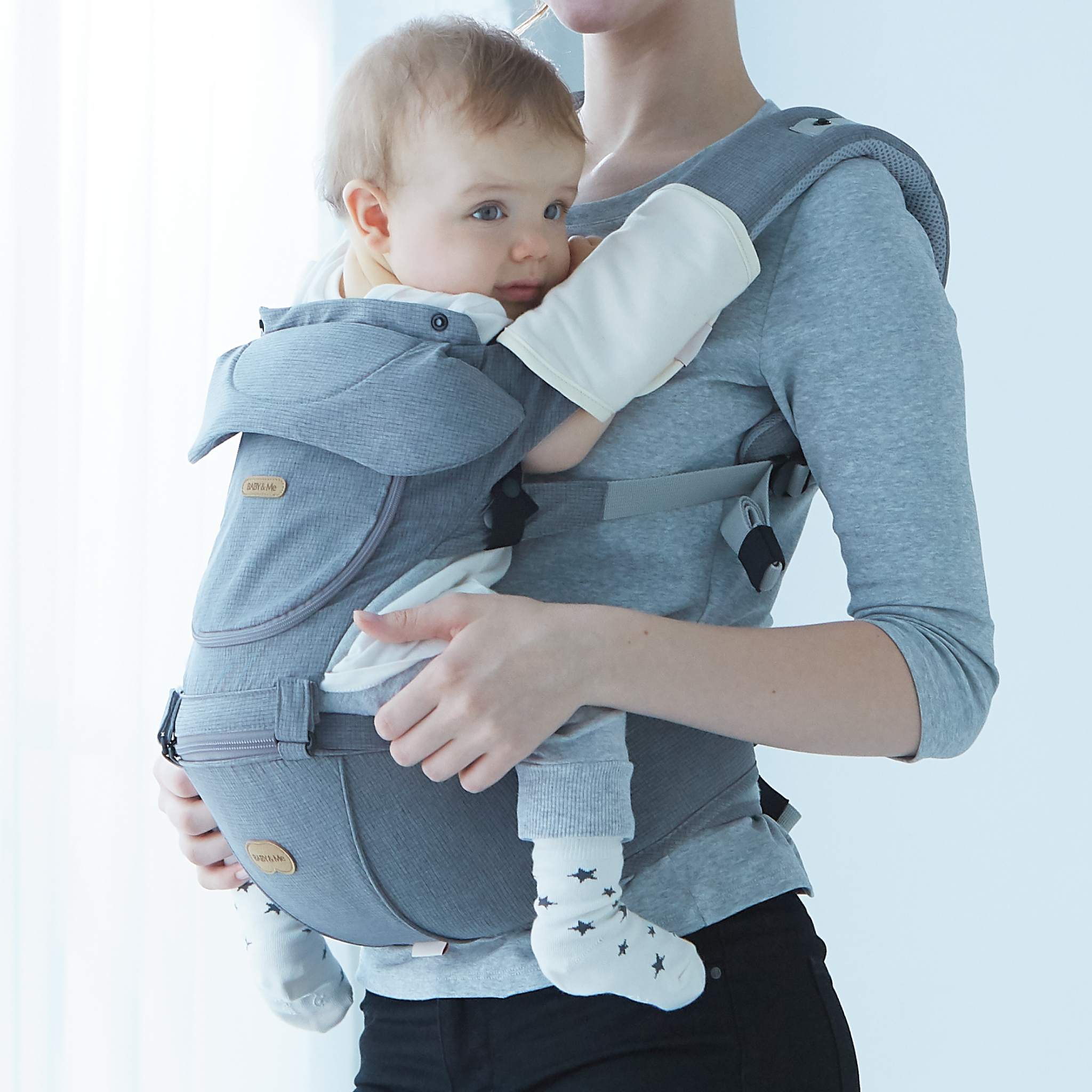 公式】 【美品】BABY&Me ヒップシート LIGHT ONE-S 抱っこひも